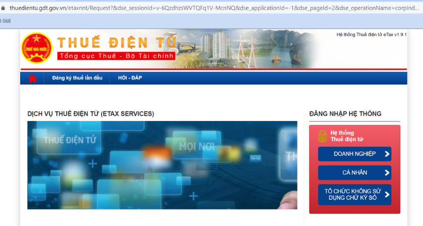 Tra cứu mã số thuế thu nhập cá nhân tại Thuế điện tử