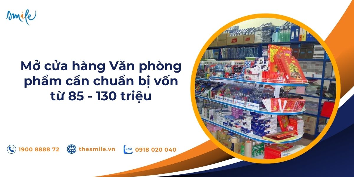 kinh nghiệm mở cửa hàng văn phòng phẩm