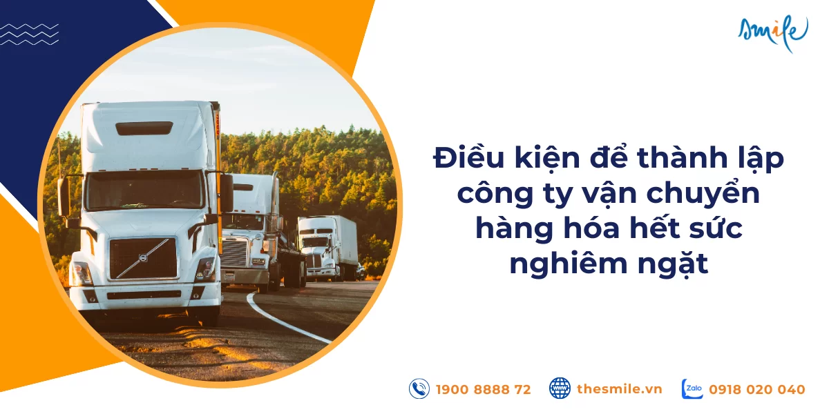 thành lập công ty vận chuyển hàng hóa