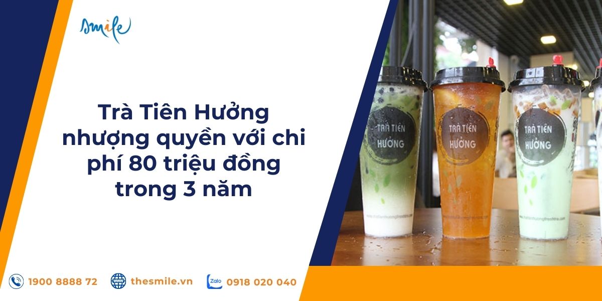  các thương hiệu nhượng quyền giá rẻ

