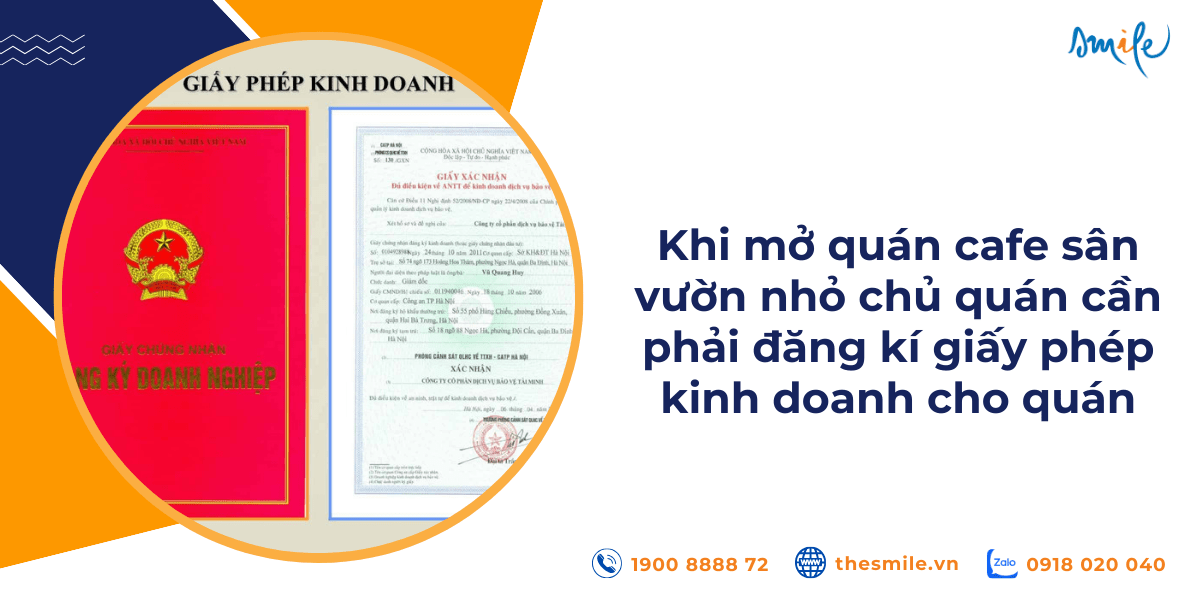 Mở quán Cafe sân vườn nhỏ 