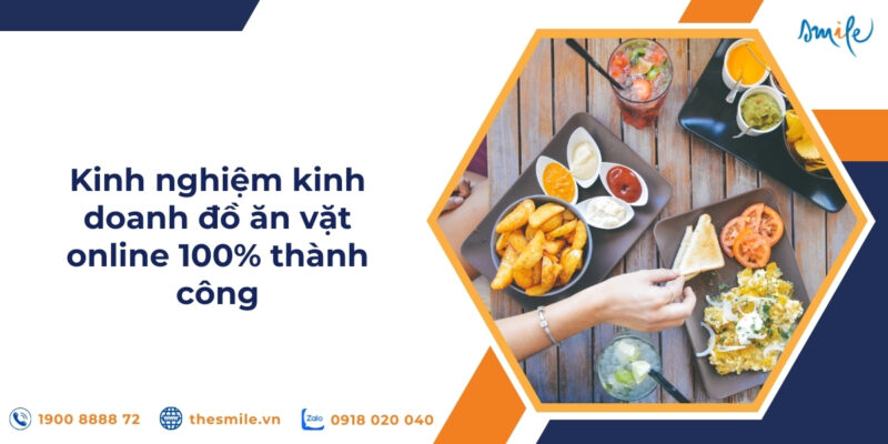 kinh doanh đồ ăn vặt online